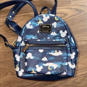 Disney Loungefly Blue Mini Backpack